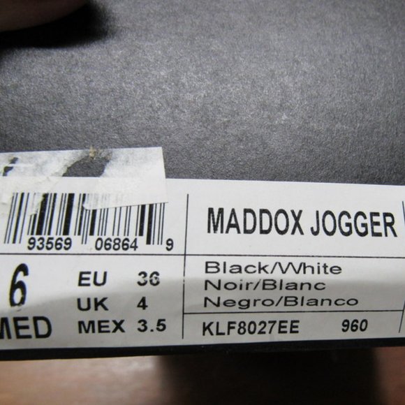 KENNETH COLE WOMEN'S MADDOX JOGGERS SIZE 6. NIB.  BLACK/WHITE - Picture 10 of 10